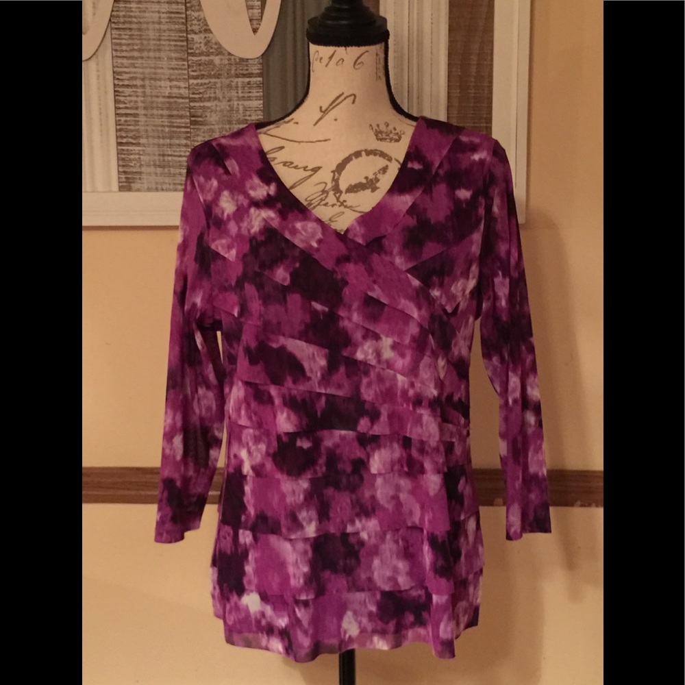 Purple ladies blouse